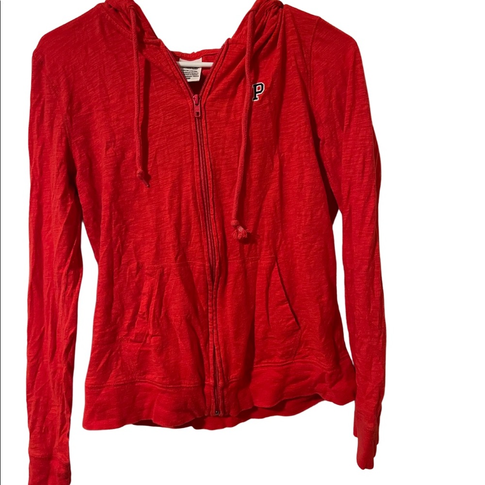 Pink by VS red hoodie